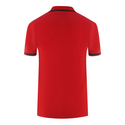 Aquascutum Mens P01023 52 Polo Shirt Red