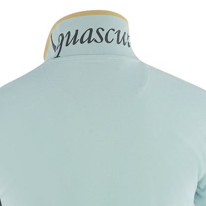 Aquascutum Mens P01023 78 Polo Shirt Light Blue