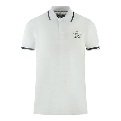 Aquascutum Mens P01223 01 Polo Shirt White