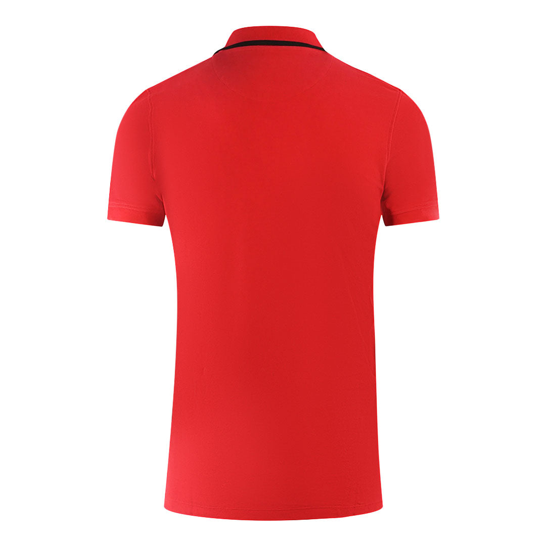 Aquascutum Mens P01323 52 Polo Shirt Red