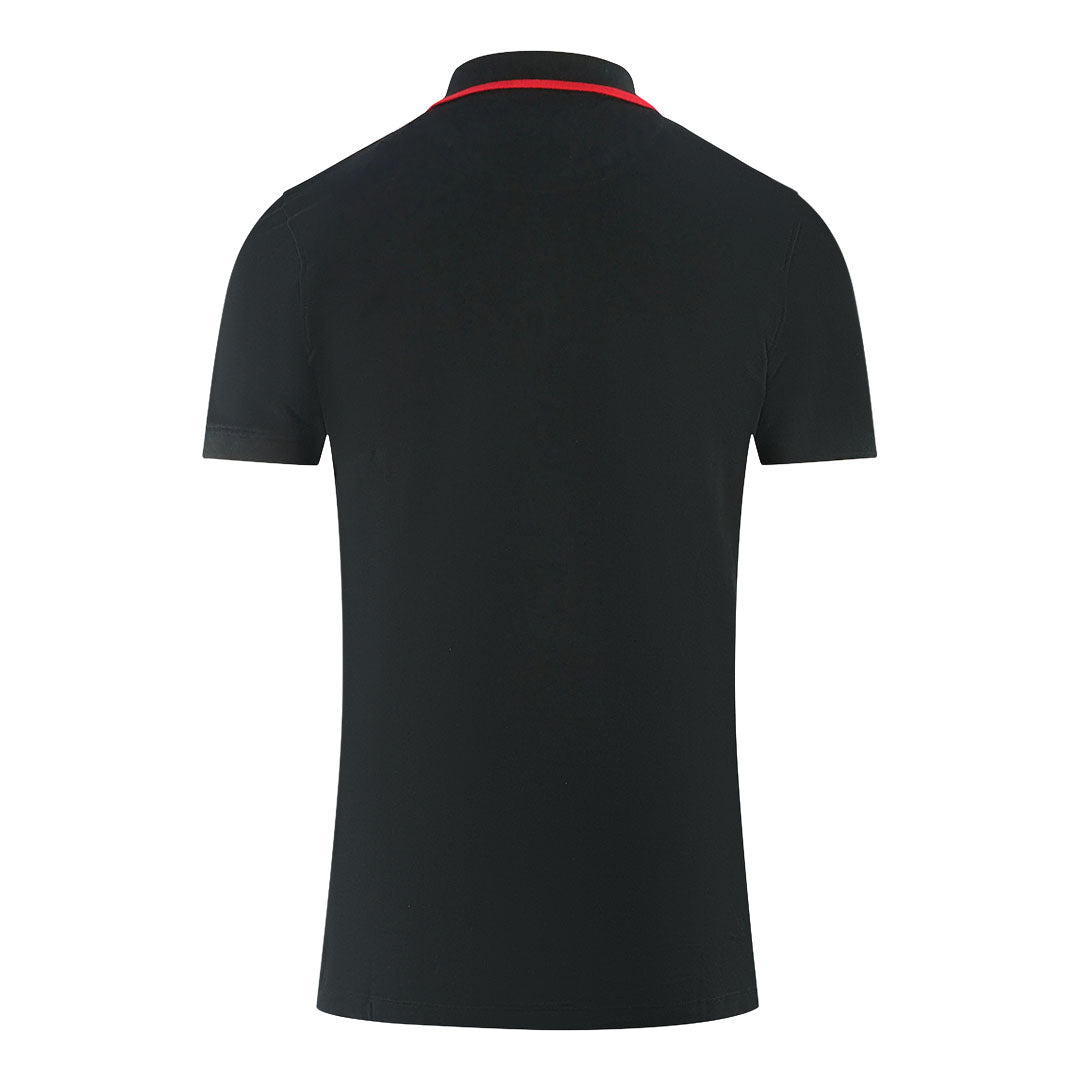 Aquascutum Mens P01323 99 Polo Shirt Black