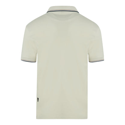 Aquascutum Mens Polo Shirt Qmp010 10 Beige