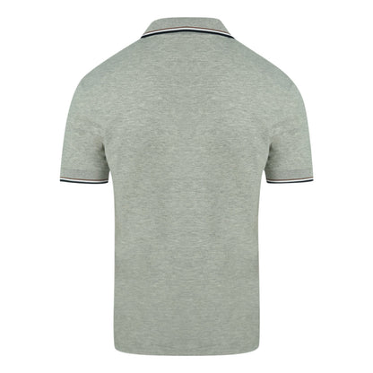 Aquascutum Mens Polo Shirt Qmp010 94 Grey