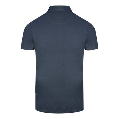 Aquascutum Mens Qmp020 85 Polo Shirt Navy