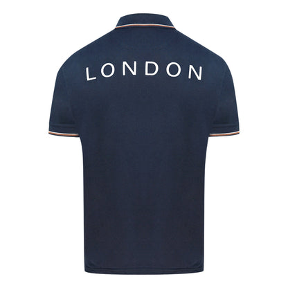 Aquascutum Mens Polo Shirt Qmp023 85 Blue