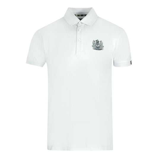 Aquascutum Mens Qmp050 01 Polo Shirt White