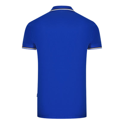 Aquascutum Mens Qmp051 81 Polo Shirt Blue