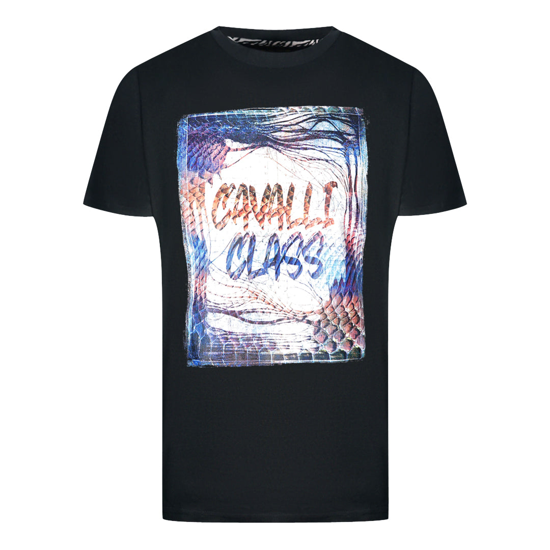 Cavalli Class Mens Qxt61O Jd060 05051 T Shirt Black