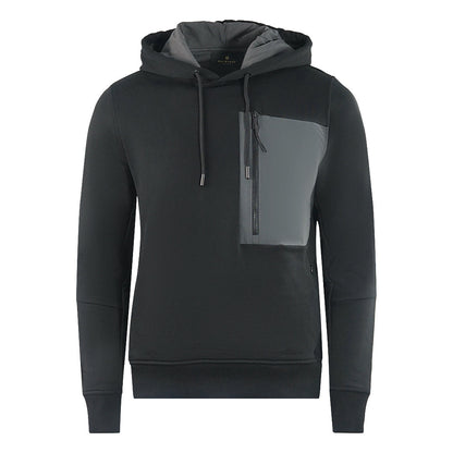 Belstaff Mens Raft Black Hoodie Black