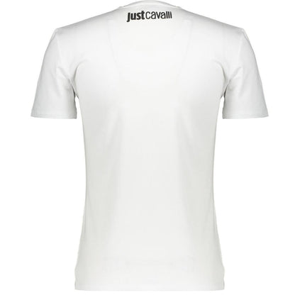 Just Cavalli Mens T Shirt S01Gc0283 100 White