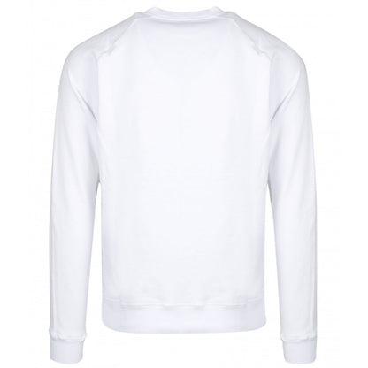 Dsquared2 Classic Raglan Fit Logo White Sweater - Nova Clothing