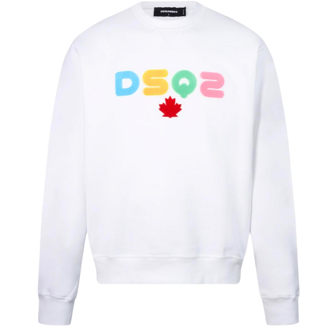 Dsquared2 Mens Jumper S74Gu0731 S25516 100W White