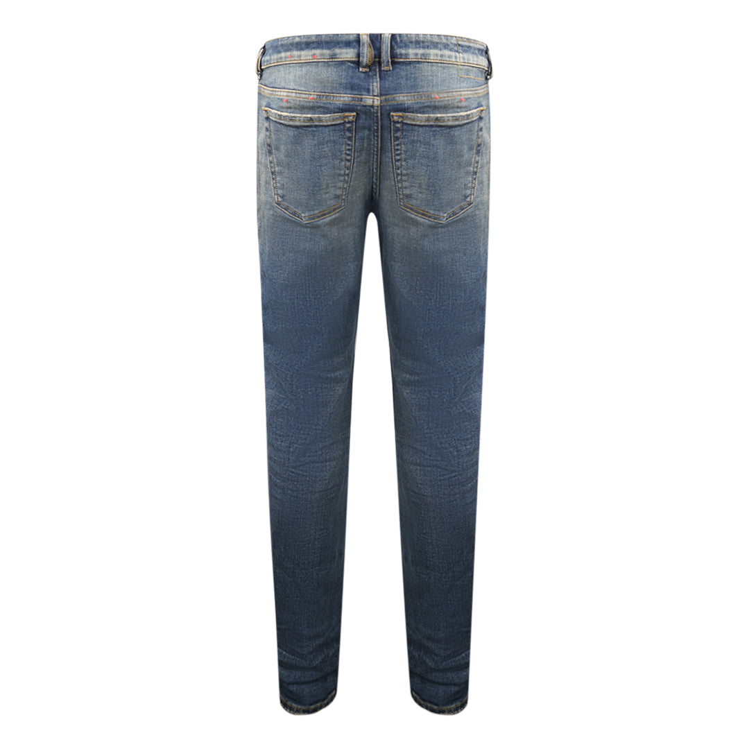 Diesel Mens Sleenker 09D94 Jeans Blue