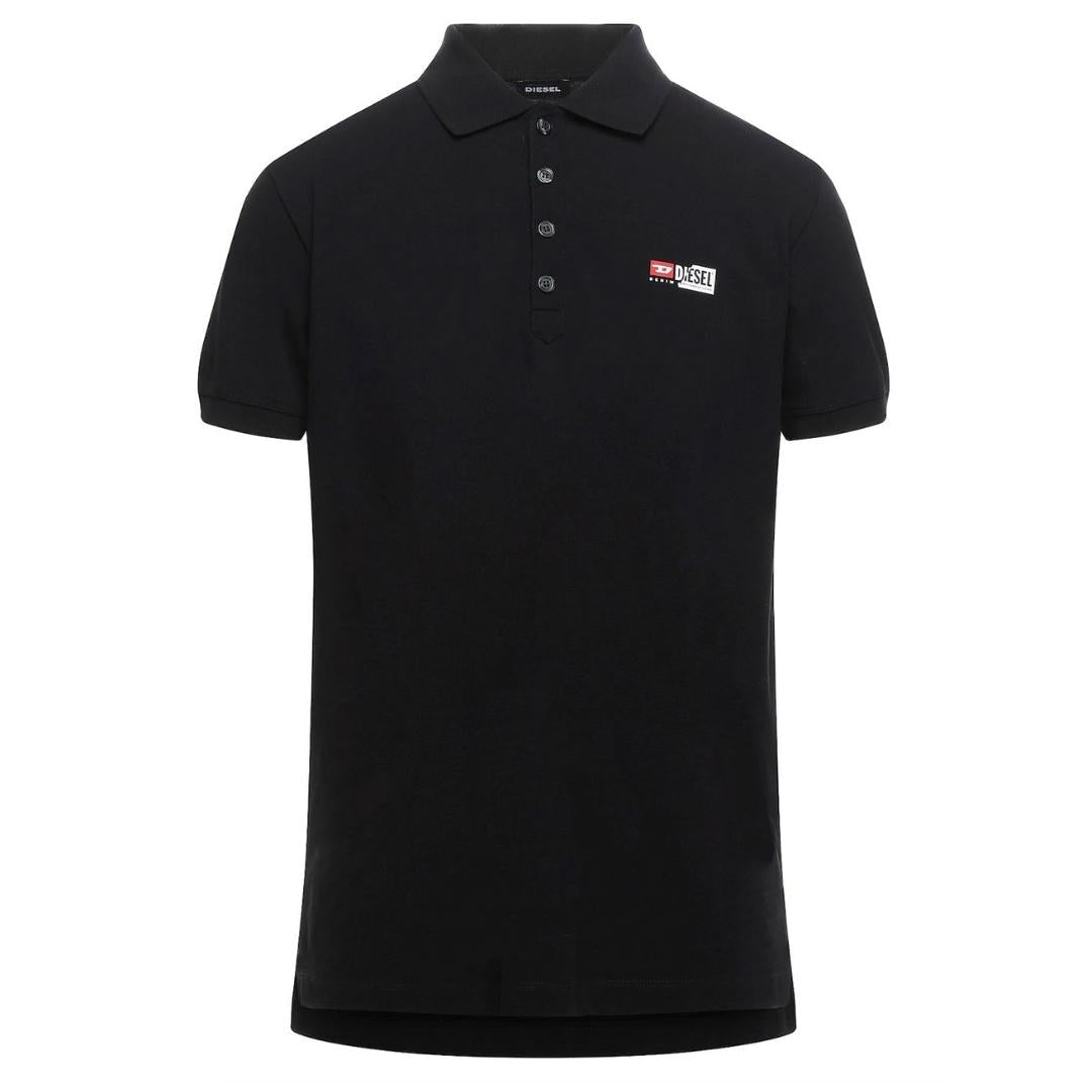 Diesel Mens Polo Shirt T-Weet-Spilt 900 Black