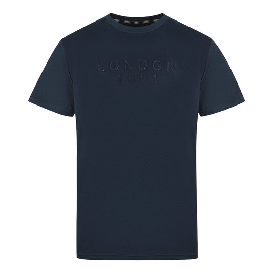 Aquascutum Mens T00123 85 T Shirt Navy Blue