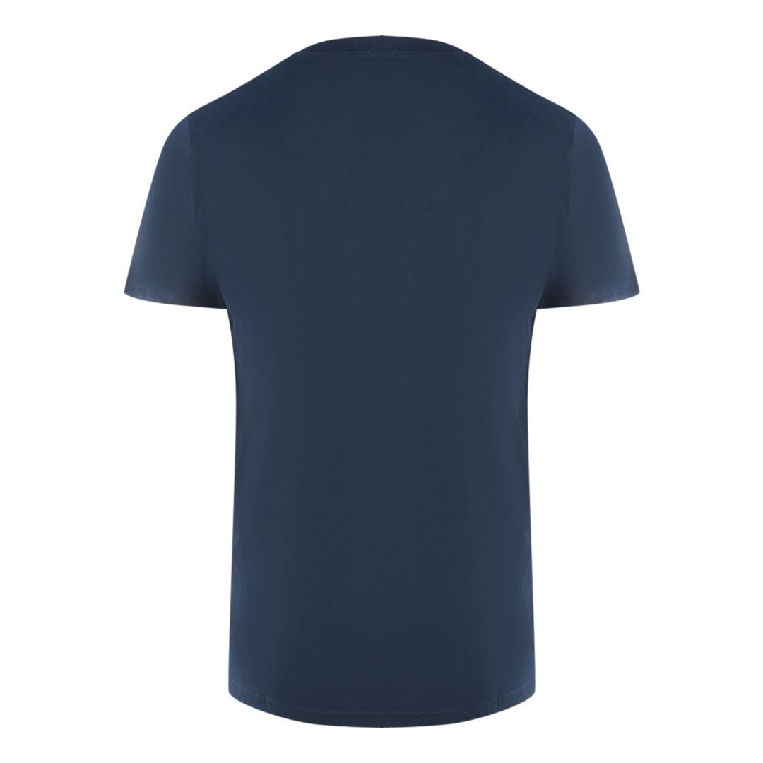 Aquascutum Mens T00423 85 T Shirt Navy Blue