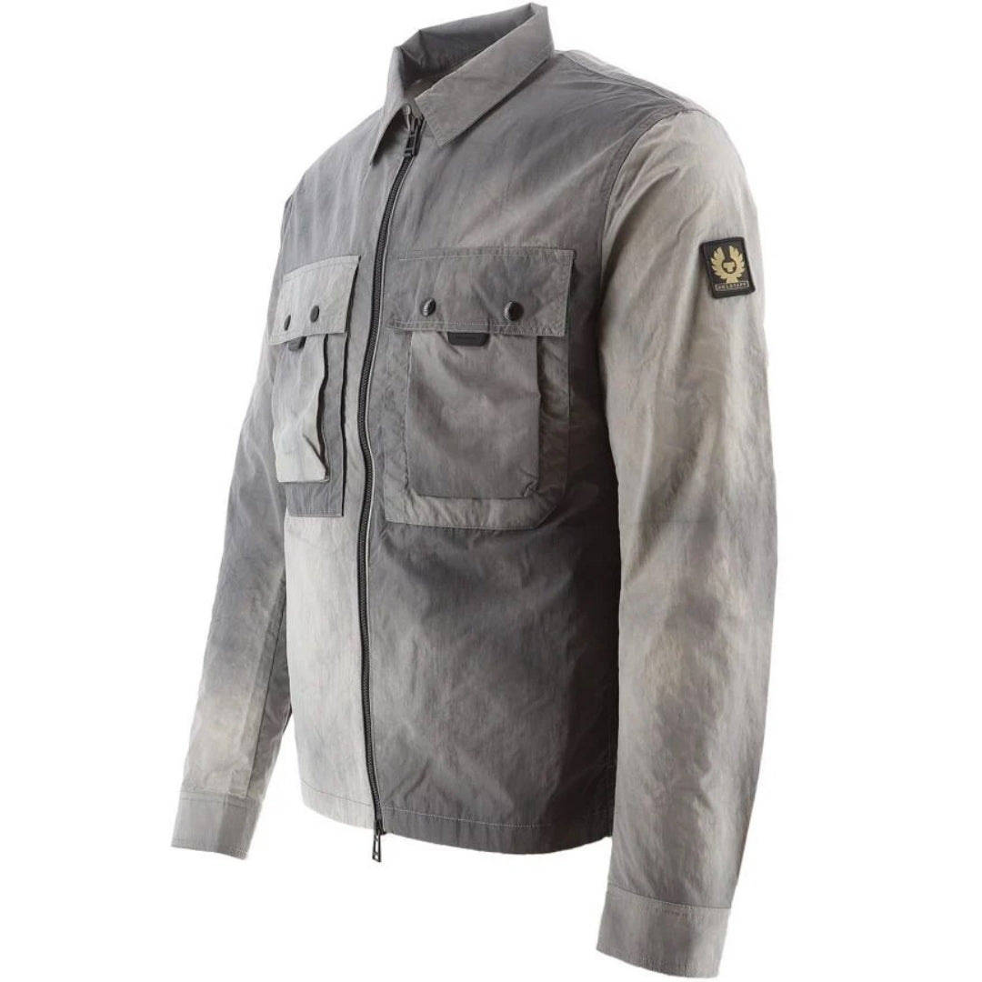 Belstaff Mens Tactical Overshirt Jacket Silver