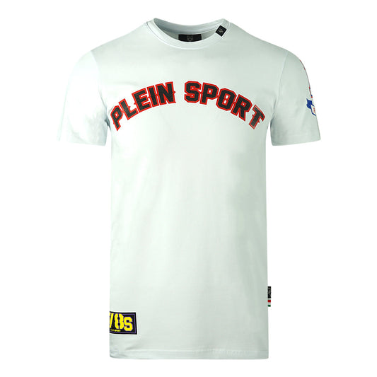 Plein Sport Mens TIPS117IT 01 T-Shirt White