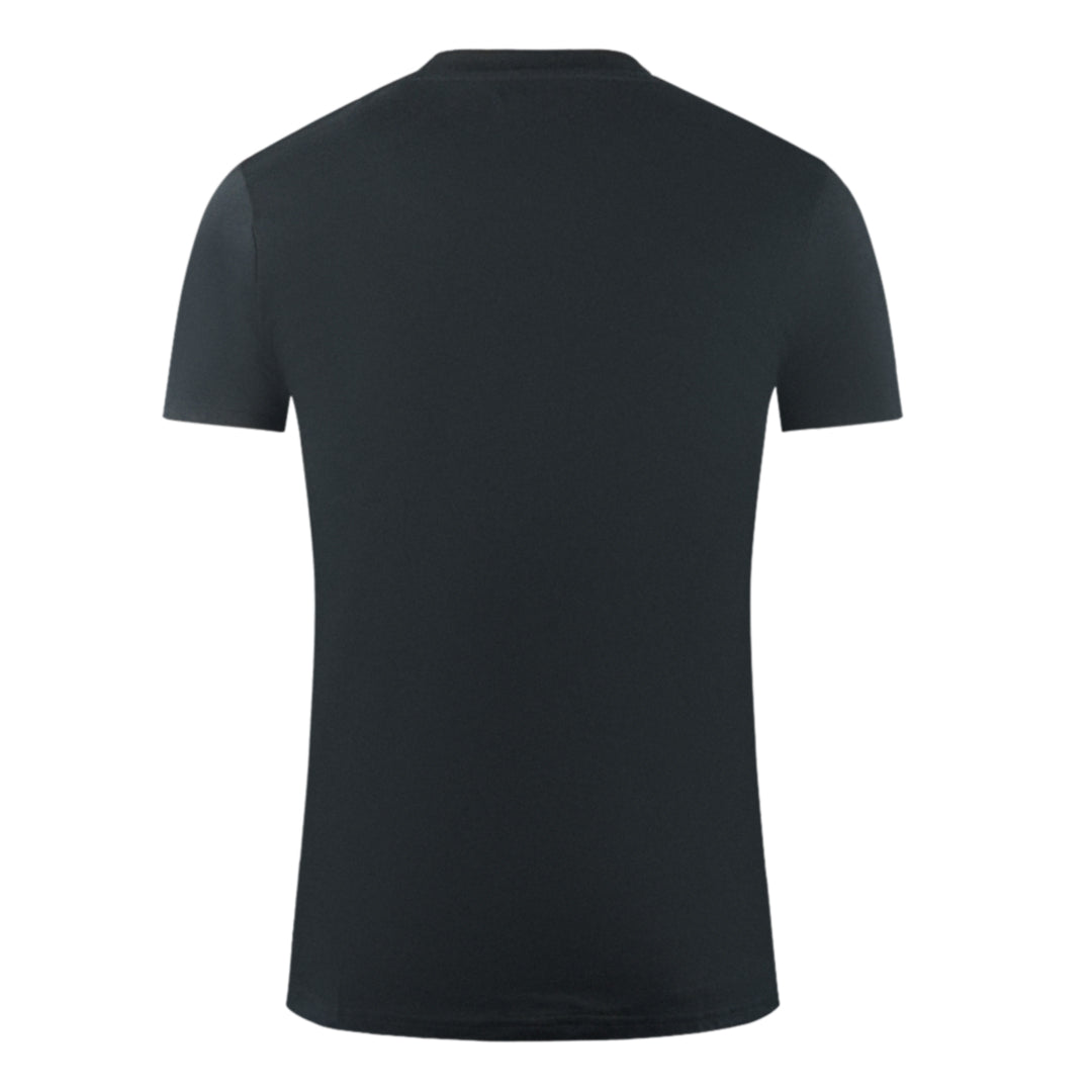 Aquascutum Mens Ts002 16 T Shirt Black