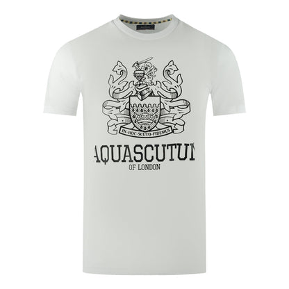 Aquascutum Mens Ts006 01 T Shirt White