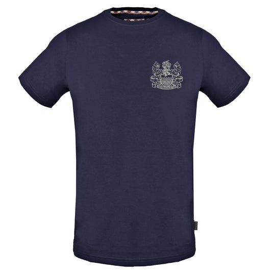 Aquascutum Mens Tsia29 85 T Shirt Blue