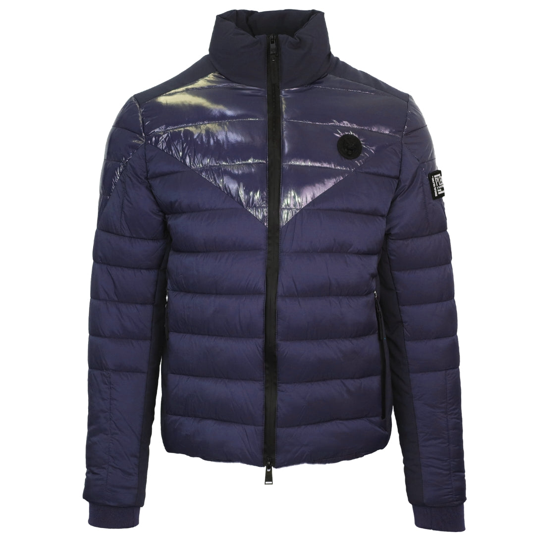 Plein Sport Mens Upps23Q 85 Jacket Navy Blue